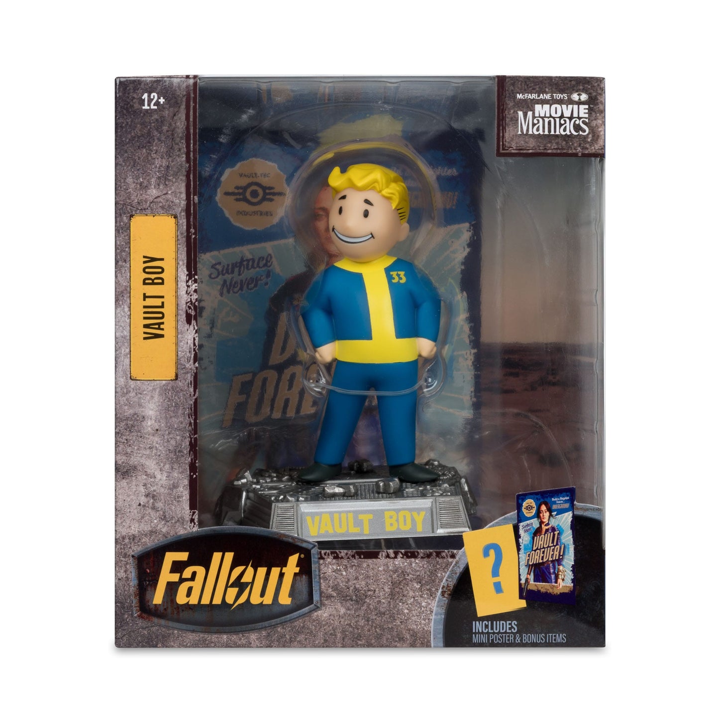 FALLOUT - Série Movie Maniacs - Figurine de Vault Boy - Version 2 - 14 cm