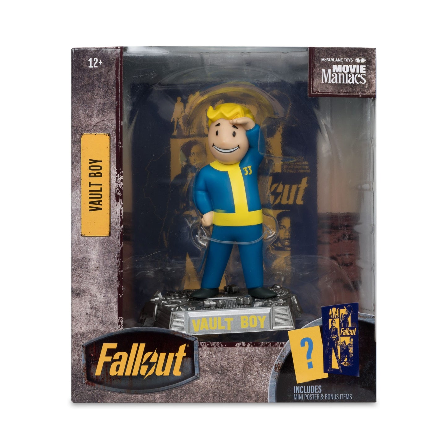 FALLOUT - Série Movie Maniacs - Figurine de Vault Boy - Version 3 - 14 cm