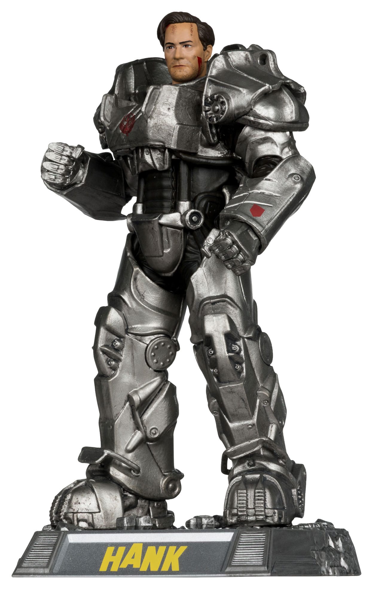 FALLOUT - Série Movie Maniacs - Figurine de Hank Maclean (Season 2) - Red Platinum Edition) - 17 cm