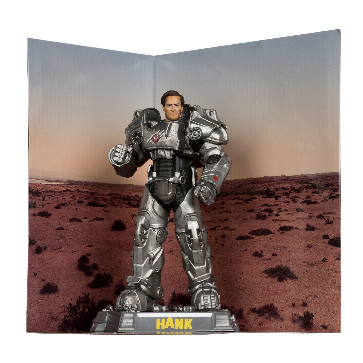 FALLOUT - Série Movie Maniacs - Figurine de Hank Maclean (Season 2) - Red Platinum Edition) - 17 cm