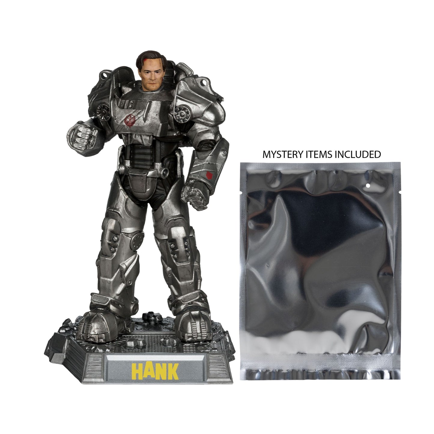 FALLOUT - Série Movie Maniacs - Figurine de Hank Maclean (Season 2) - Red Platinum Edition) - 17 cm