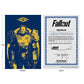 FALLOUT - Série Movie Maniacs - Figurine de Hank Maclean (Season 2) - Red Platinum Edition) - 17 cm