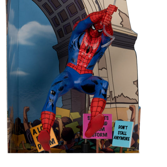 Marvel Collection- Statuette en PVC 1/10 Spider-Man (The Amazing Spider-Man #68) (Gold Label) - 15 cm