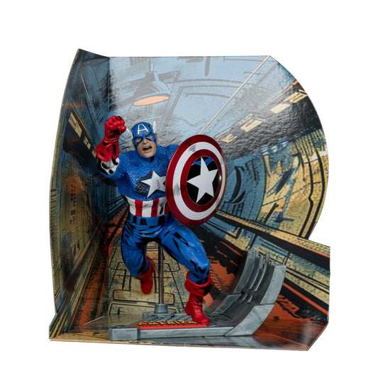 Marvel Collection - Statuette en PVC 1/10 Captain America (Captain America #100) - 12 cm