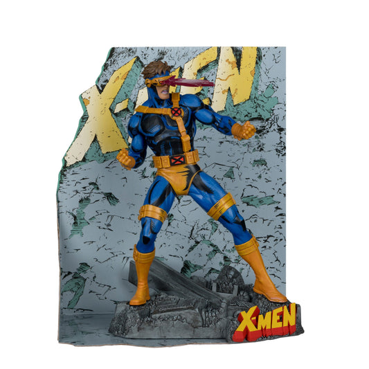 Marvel Collection - Statuette en PVC 1/10 de Cyclope - Cyclops (X-Men #1) - 17 cm