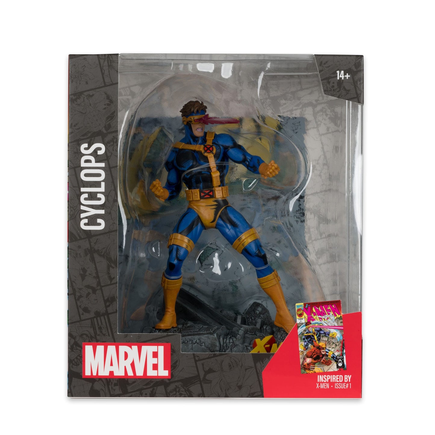 Marvel Collection - Statuette en PVC 1/10 de Cyclope - Cyclops (X-Men #1) - 17 cm