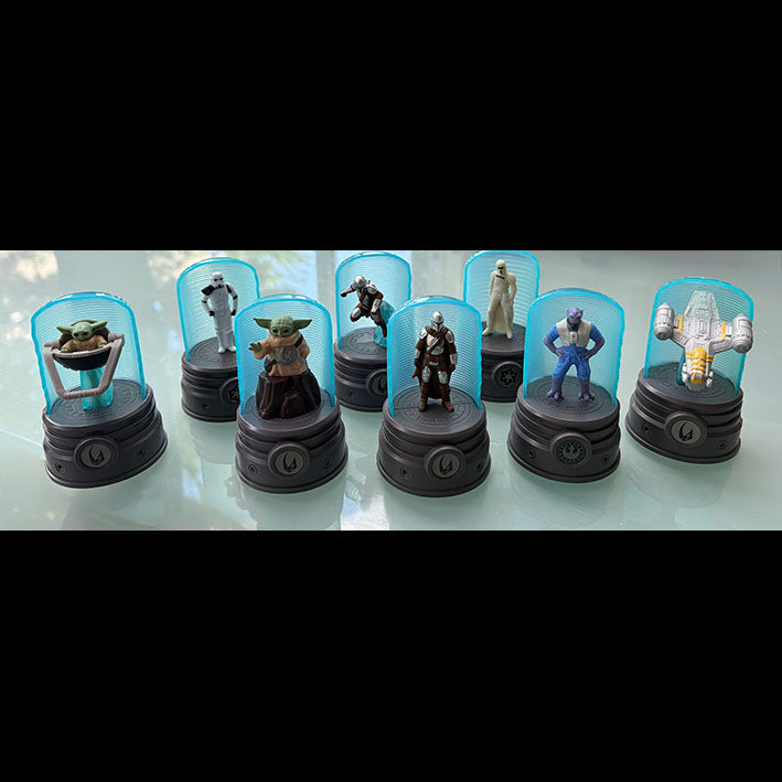 Star Wars : Mandalorian & Grogu - Set de 8 Figurines - Exclusivité Burger King USA