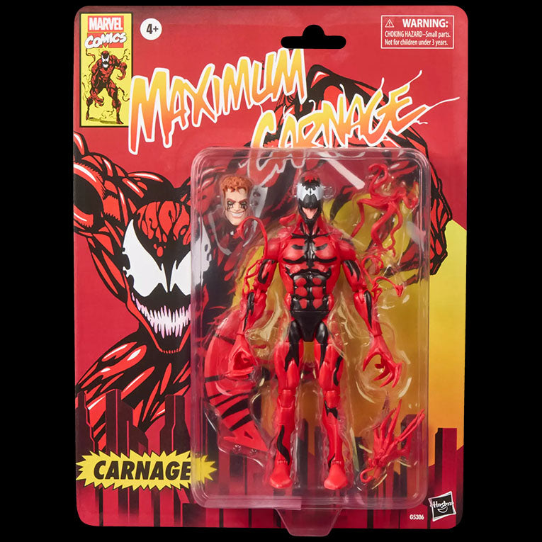 Marvel Legends - Retro Card Spider-man - Figurine de Maximum Carnage - 15 cm