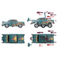 M.A.S.K. - MASK - Véhicule Hurricane et figurine de Hondo MacLean