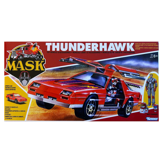M.A.S.K. - MASK - Véhicule Thunderhawk et figurine 7 cm de Matt Trakker