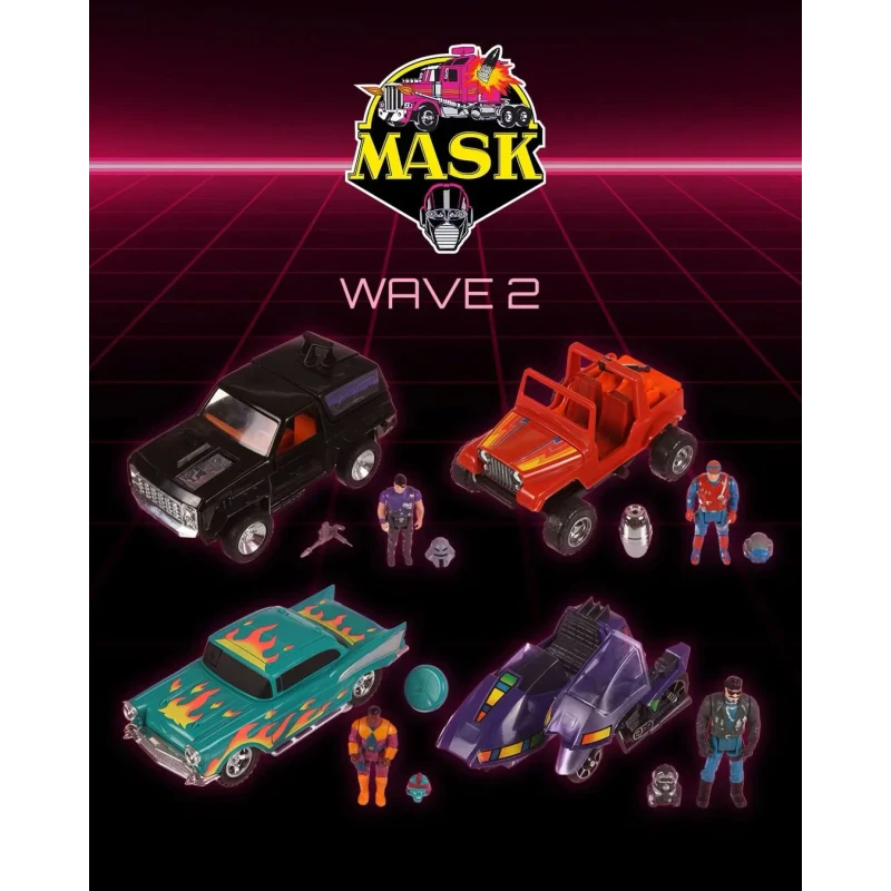 M.A.S.K. - MASK - Véhicule Piranha et figurine de Sly Rax