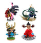 One Piece - Collection Petitrama - Set de 4 dioramas "Logbox Re Birth Wanokuni V2" - PVC 7/8 cm