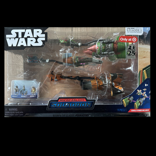 STAR WARS - Micro Galaxy Squadron - Boonta Eve Classic Podracers - Exclusivité TARGET