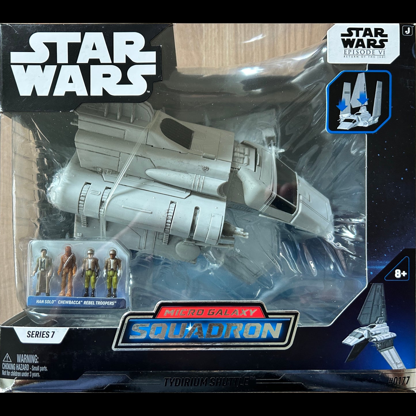 STAR WARS - Micro Galaxy Squadron 0177 - Série 7 - Tydirium Shuttle + 4 mini figurines