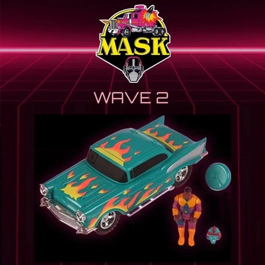 M.A.S.K. - MASK - Véhicule Hurricane et figurine de Hondo MacLean