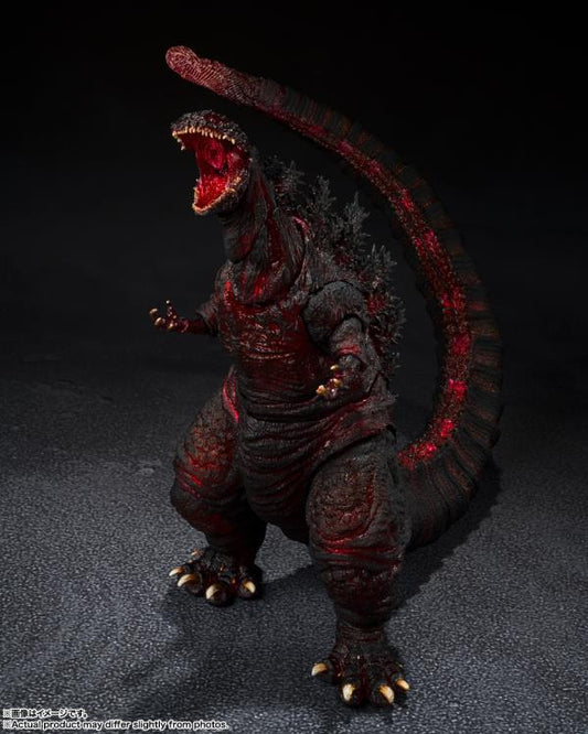 SHIN GODZILLA - S.H. Monsterarts - Figurine de GODZILLA (2016) - Version "The Fourth Night Combat" - Occasion