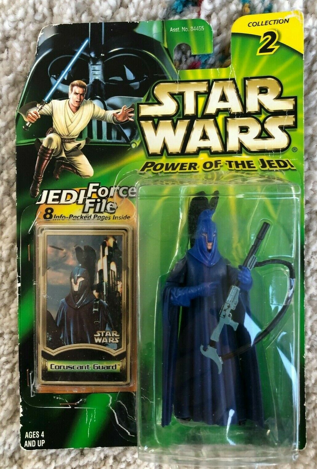 STAR WARS Power of the Jedi - Figurine CORUSCANT GUARD - HASBRO - Rare !