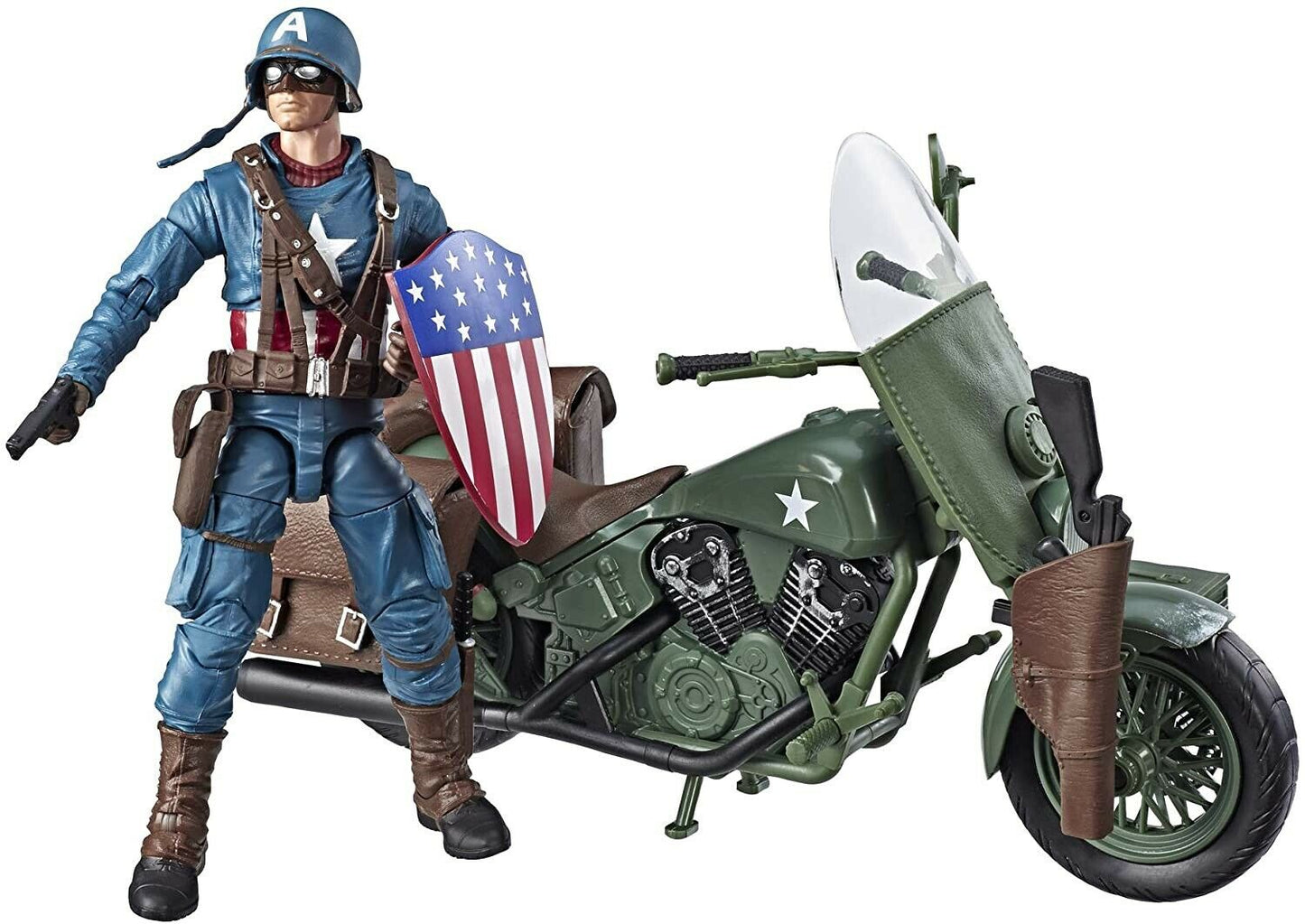 Marvel Legends - Captain America WW2 + Moto bike  - 2019 - Neuf - HASBRO