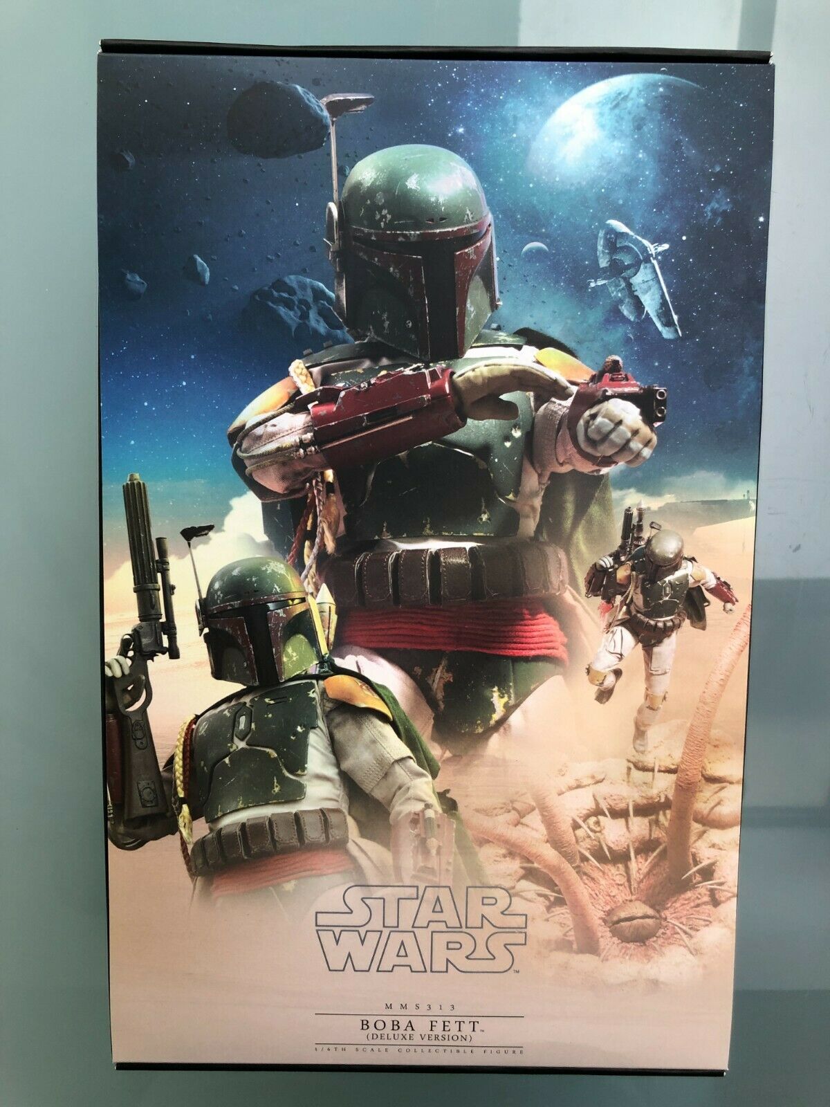 STAR WARS - Figurine BOBA FETT DELUXE VERSION MMS313 - HOT TOYS - OCCASION