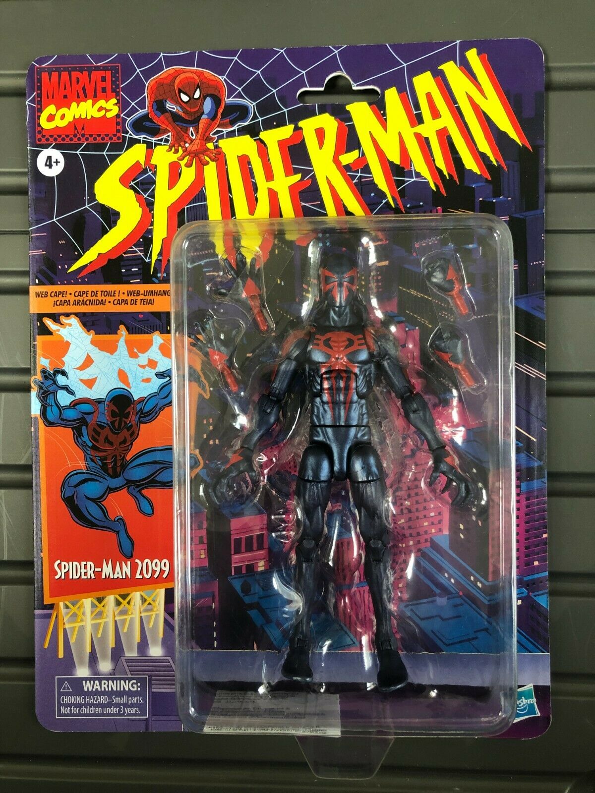 Marvel Legends - Série Rétro Spider-Man - Figurine de SPIDER-MAN 2099 - Rare !