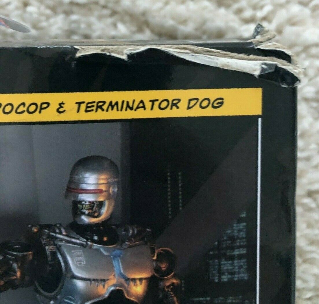 ROBOCOP VS TERMINATOR - Figurines ENDOCOP & TERMINATOR DOG - 18 cm - Neuf