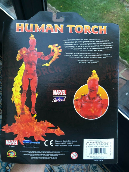 Marvel Select - HUMAN TORCH - La Torche Humaine