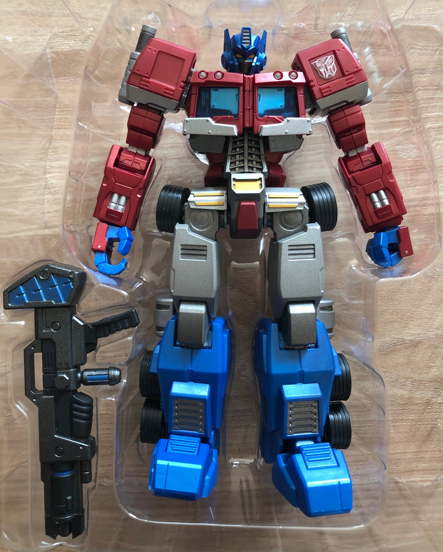 TRANSFORMERS - Figurine OPTIMUS PRIME CONVOY - 22 cm - Die-Cast Métal