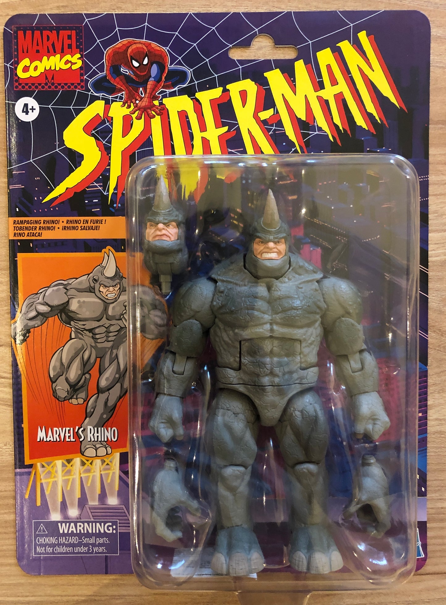 Marvel Legends - Série SPIDER-MAN ANIMATED RETRO - Figurine de RHINO