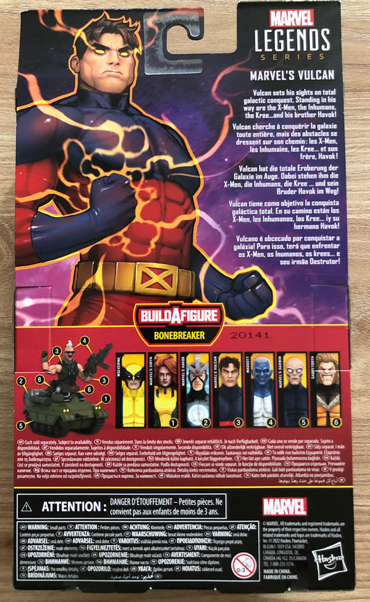 Marvel Legends - Série X-Men - BAF BONEBREAKER - Figurine VULCAN