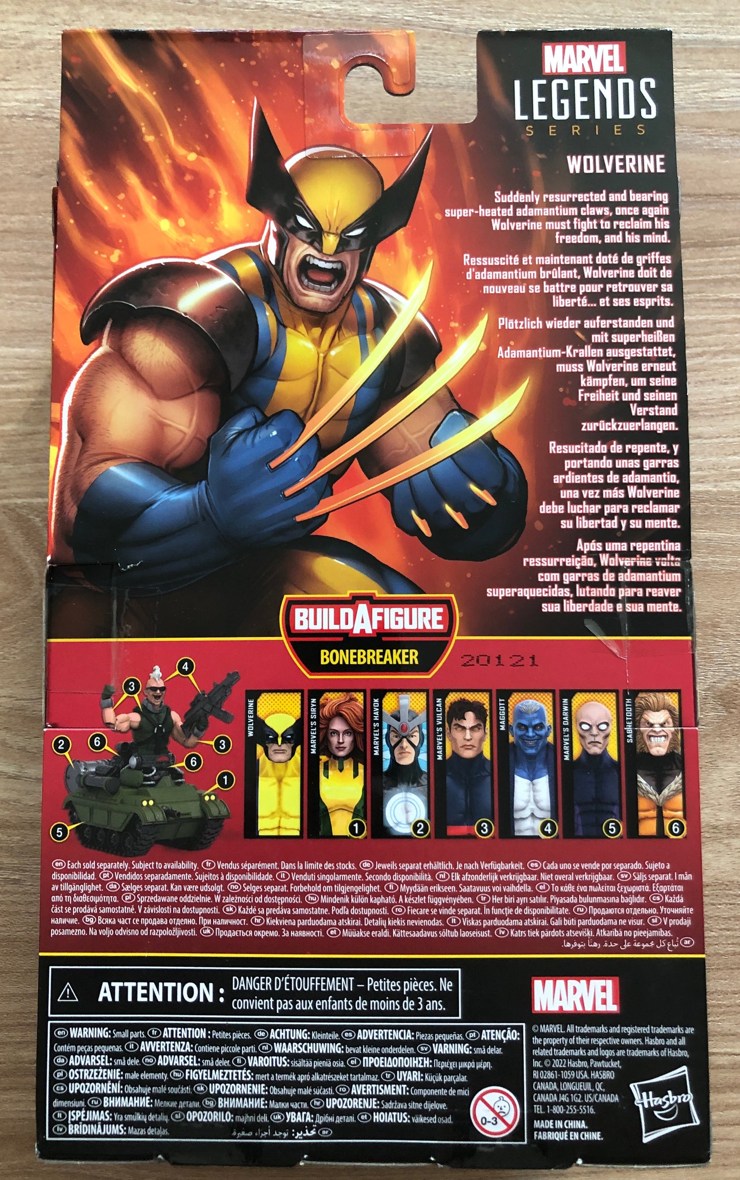 Marvel Legends - Série X-Men - BAF BONEBREAKER - Figurine WOLVERINE