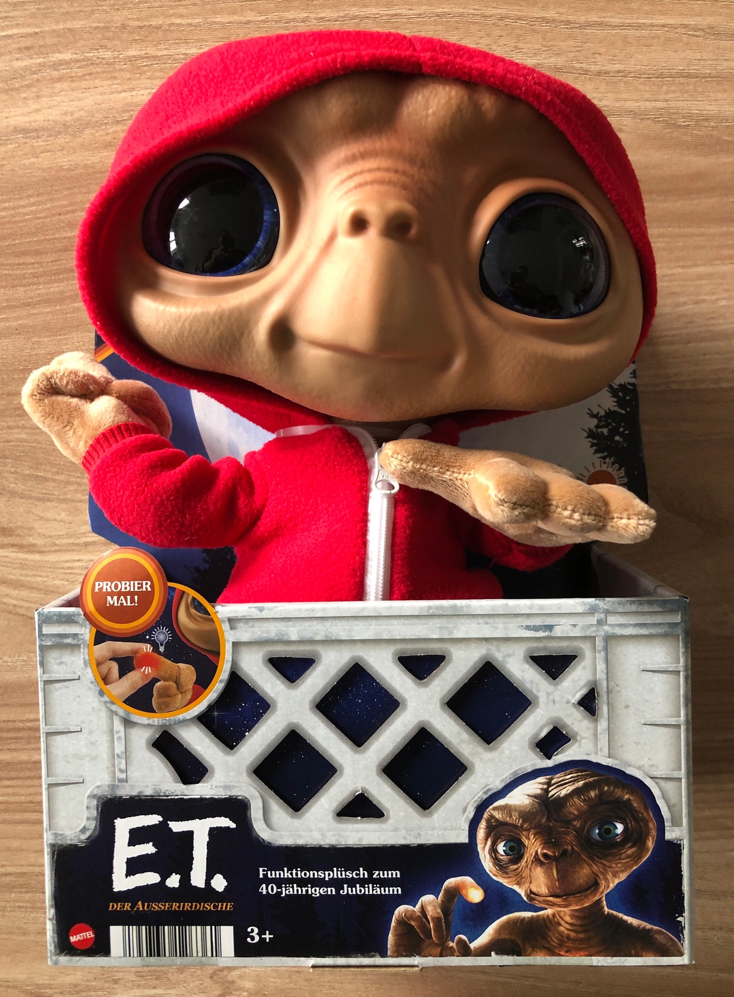 E.T. l'extra-terrestre - Peluche parlante (en allemand) spécial