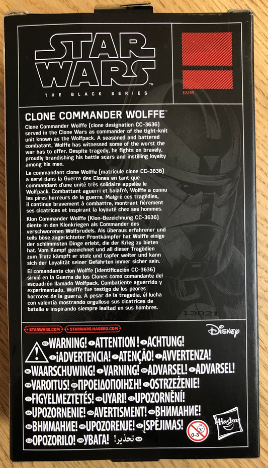 STAR WARS - The Black Series - CLONE COMMANDER WOLFFE