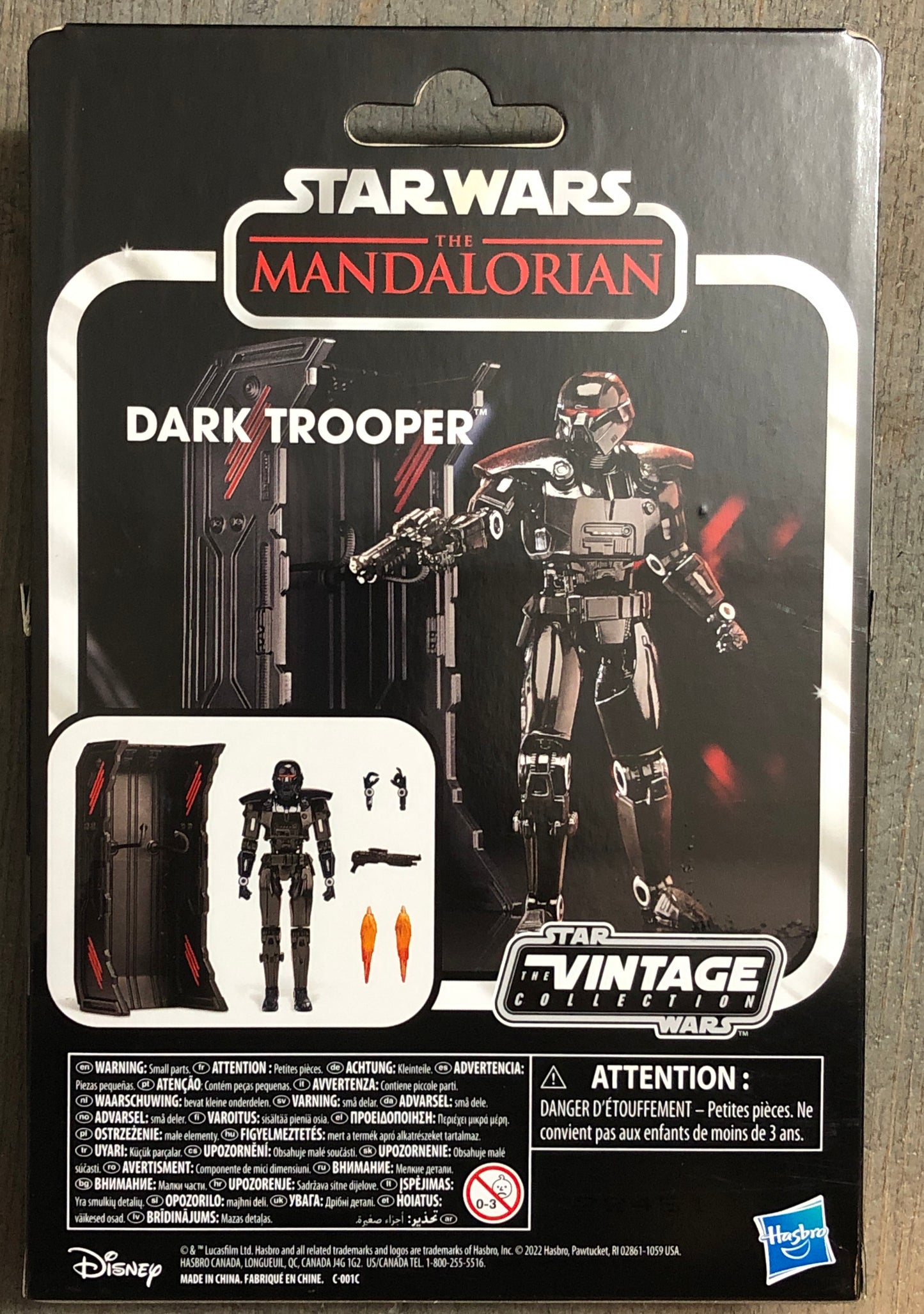 Star Wars: The Mandalorian - The Vintage Collection - Figurine Dark Trooper - 10 cm