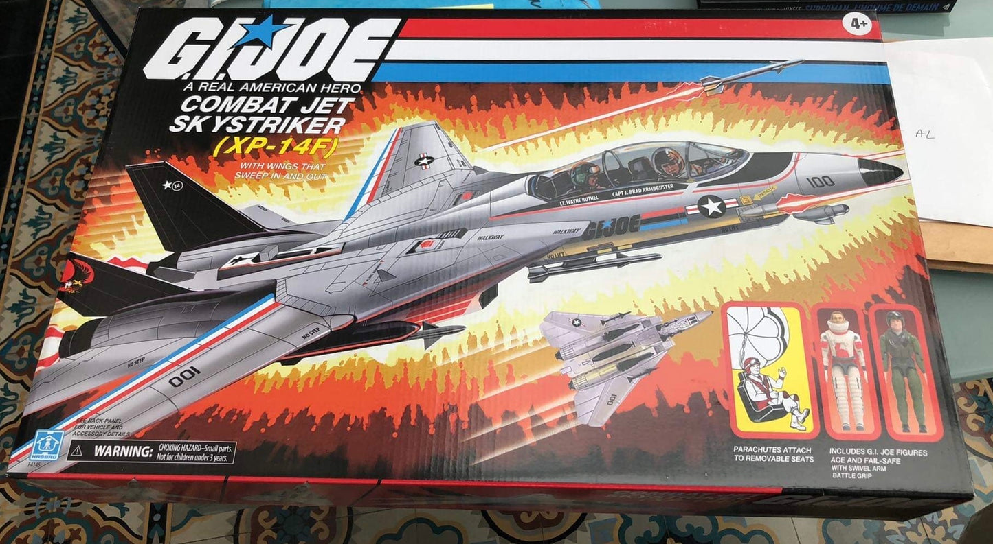 GI JOE - Combat Jet SKYSTRIKER XP-14F - HASLAB - Ultra-Rare en Europe !