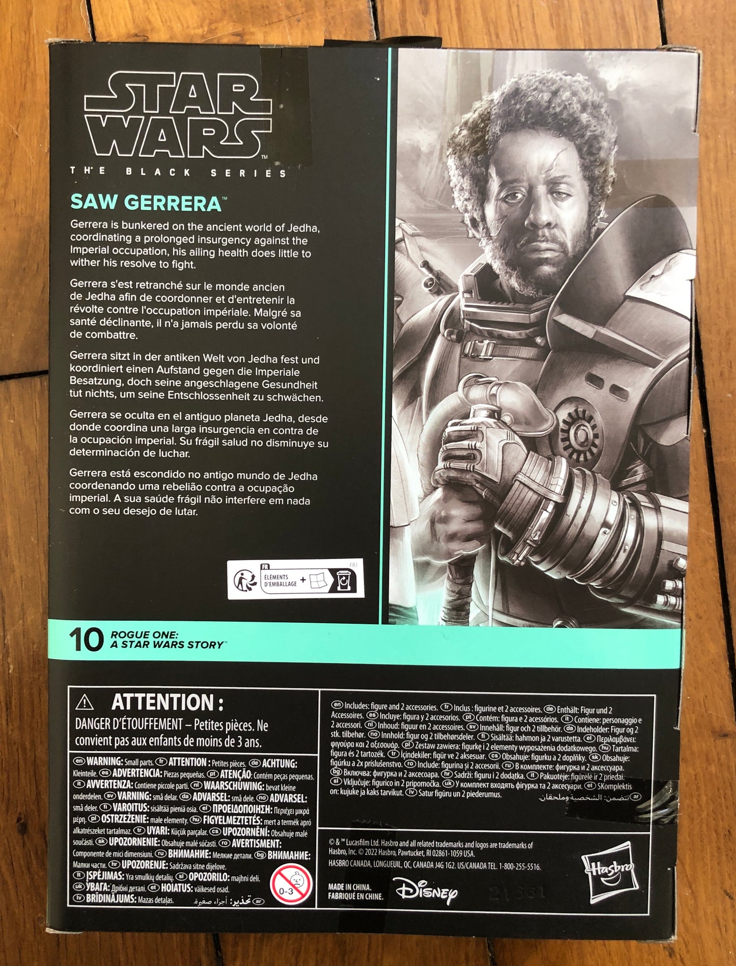 Star Wars : Rogue One - Black Series - Figurine de SAW GERRERA