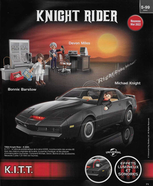 KNIGHT RIDER - K2000 - KITT - K.I.T.T. - PLAYMOBIL