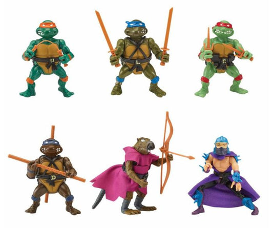 TMNT - Les Tortues Ninja - 1988 Classic SHELLRAISER VAN - 6 figurines